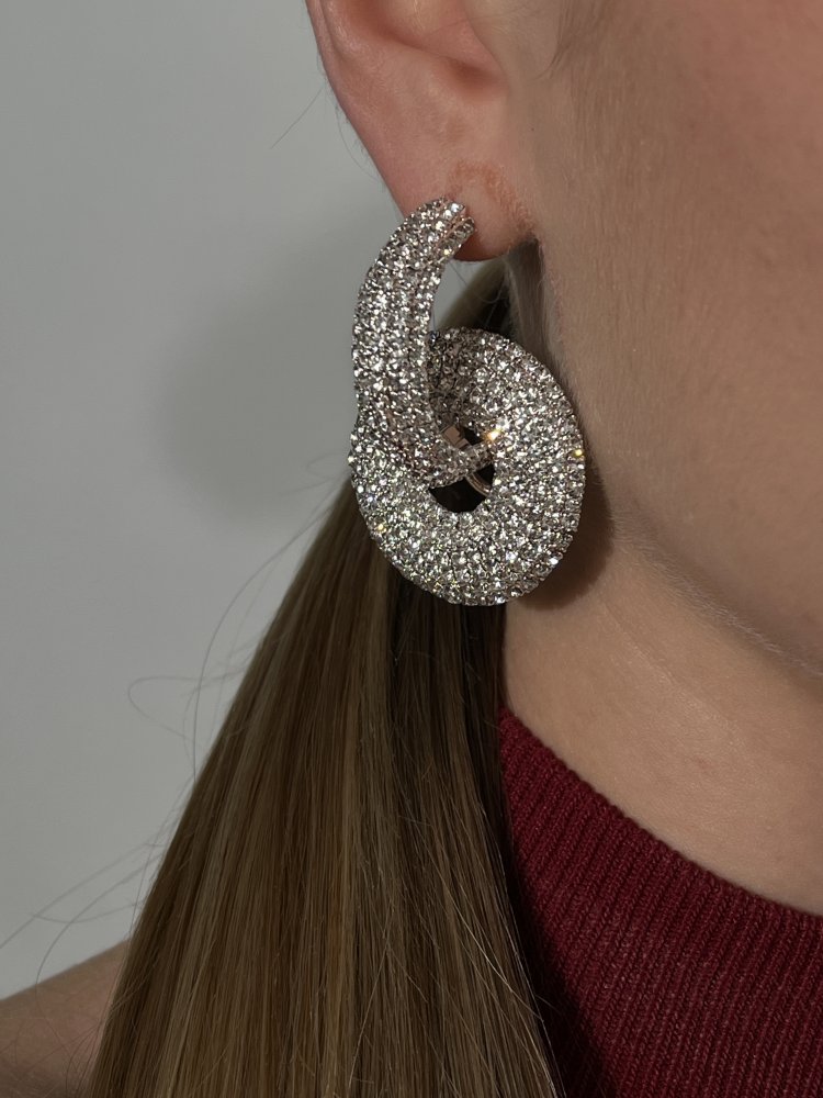 Серьги со стразами Exclusive 72459812\448