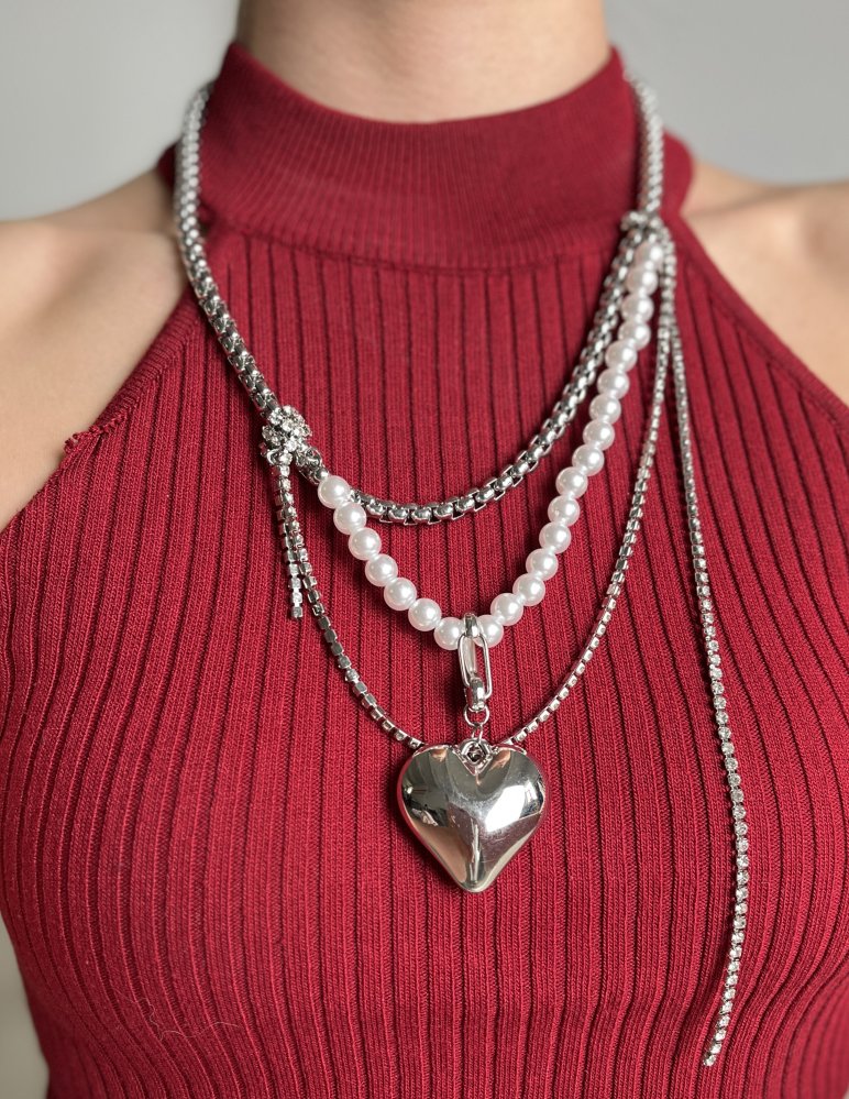 Цепочка подвеска сердце Exclusive 72459618\448