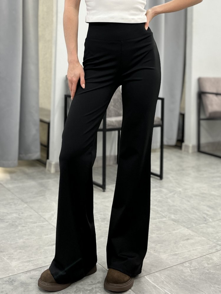 Леггинсы - брюки клеш утепленные (стрейч) 72460790\15