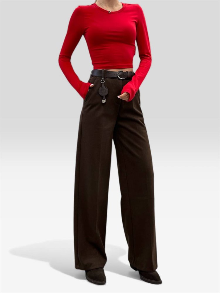 Брюки прямого кроя (кашемир) 72461116\1013