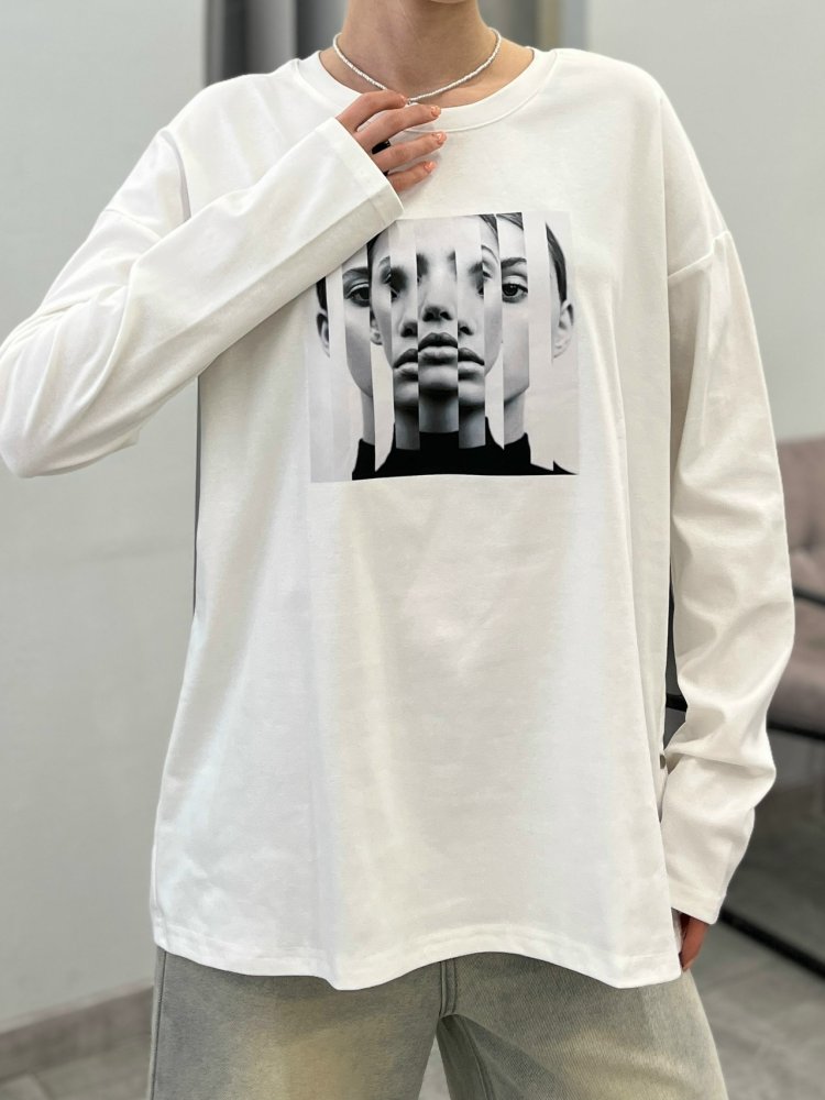 Лонгслив с принтом 72462112\25