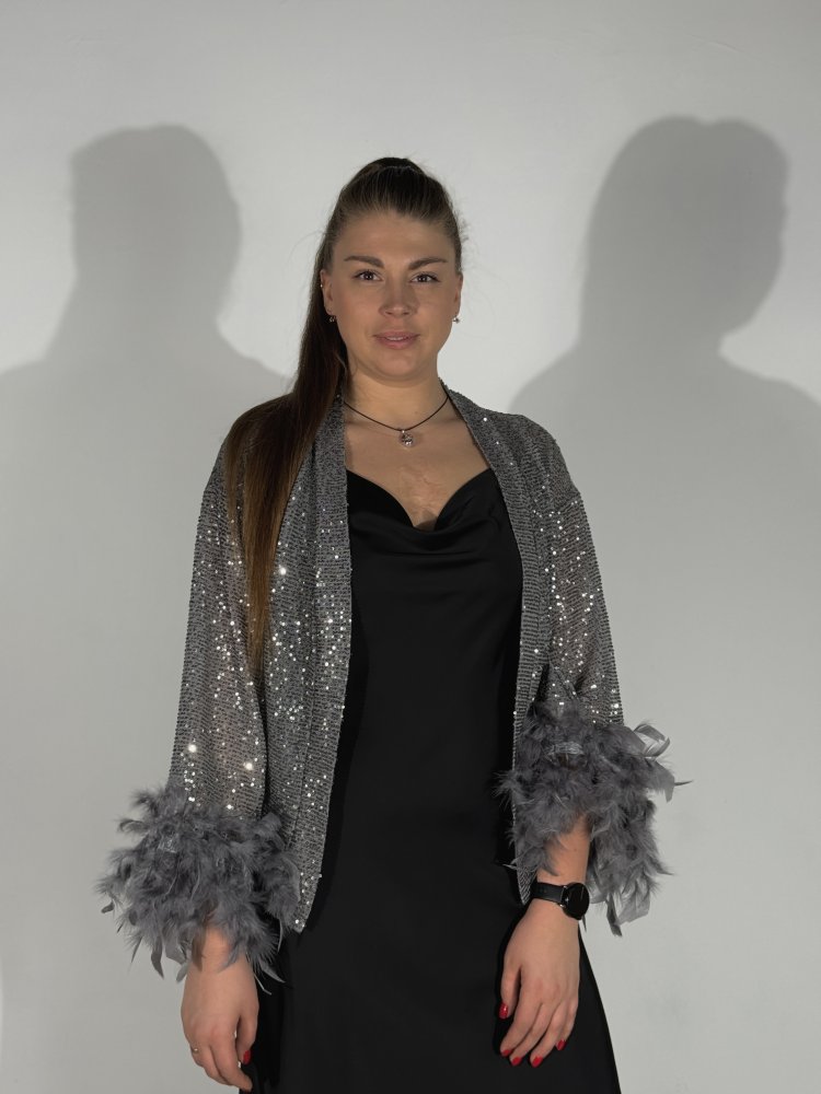 Кардиган с пайетками 01 72459948\10