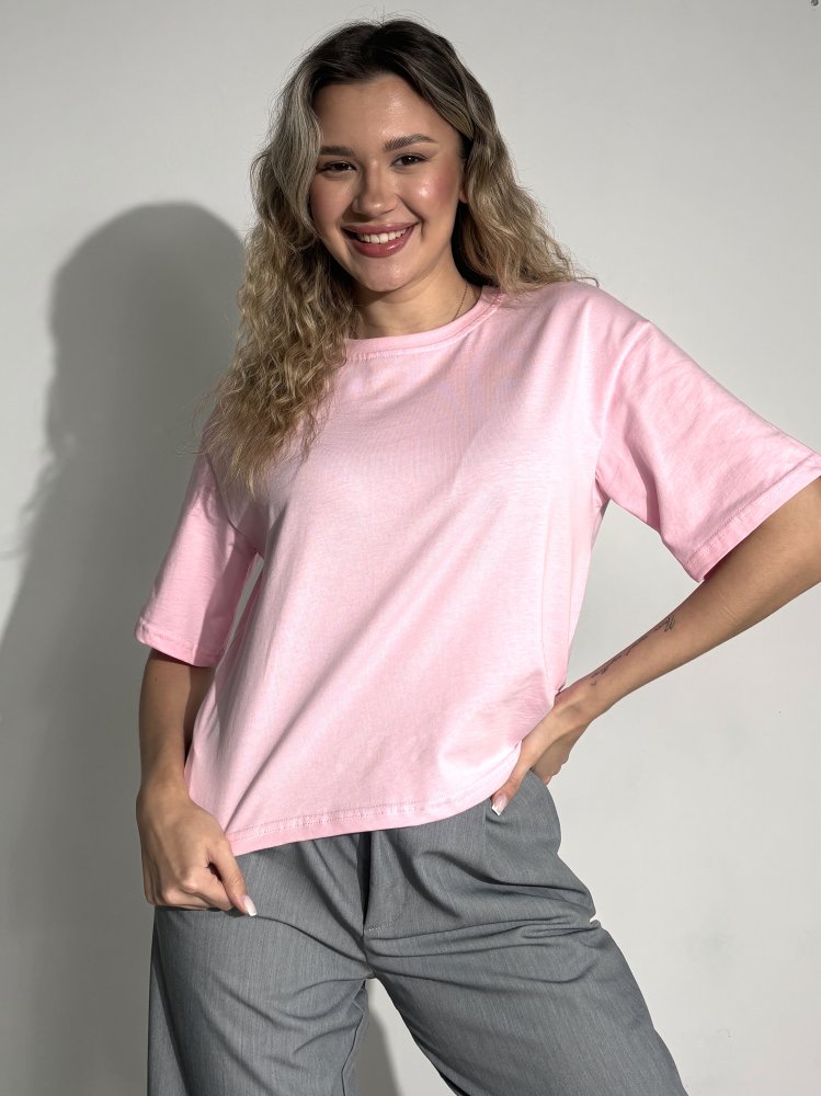 Футболка oversize укороченная SHOPDAANNA 72451116\1011