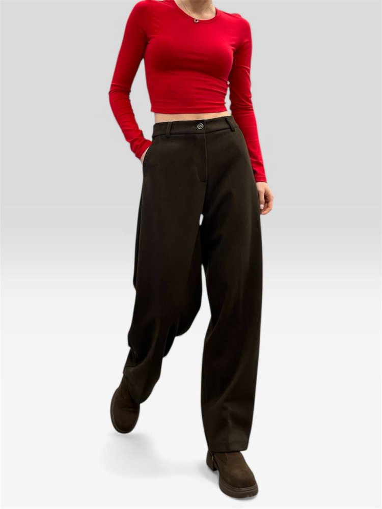 Брюки прямого кроя (кашемир) 72461114\1013