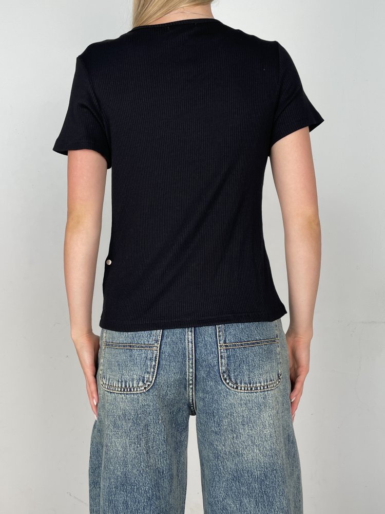 Футболка в рубчик SHOPDAANNA 72454526\15