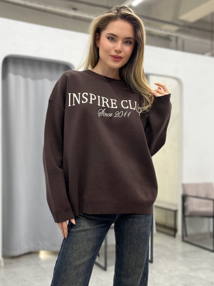 Джемпер с надписью 72460954\1031