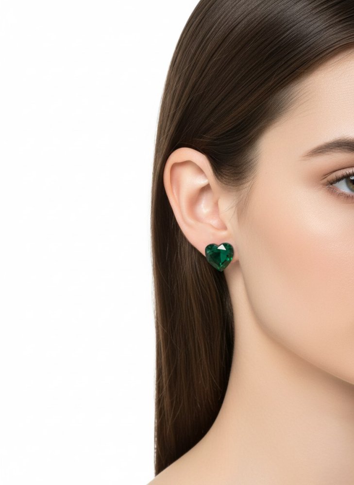 Серьги сердце 72461617\443