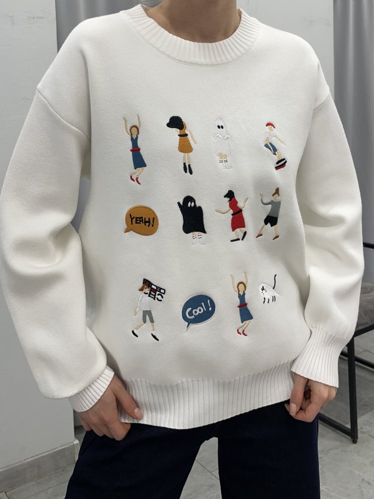 Джемпер с принтом 72460781\751