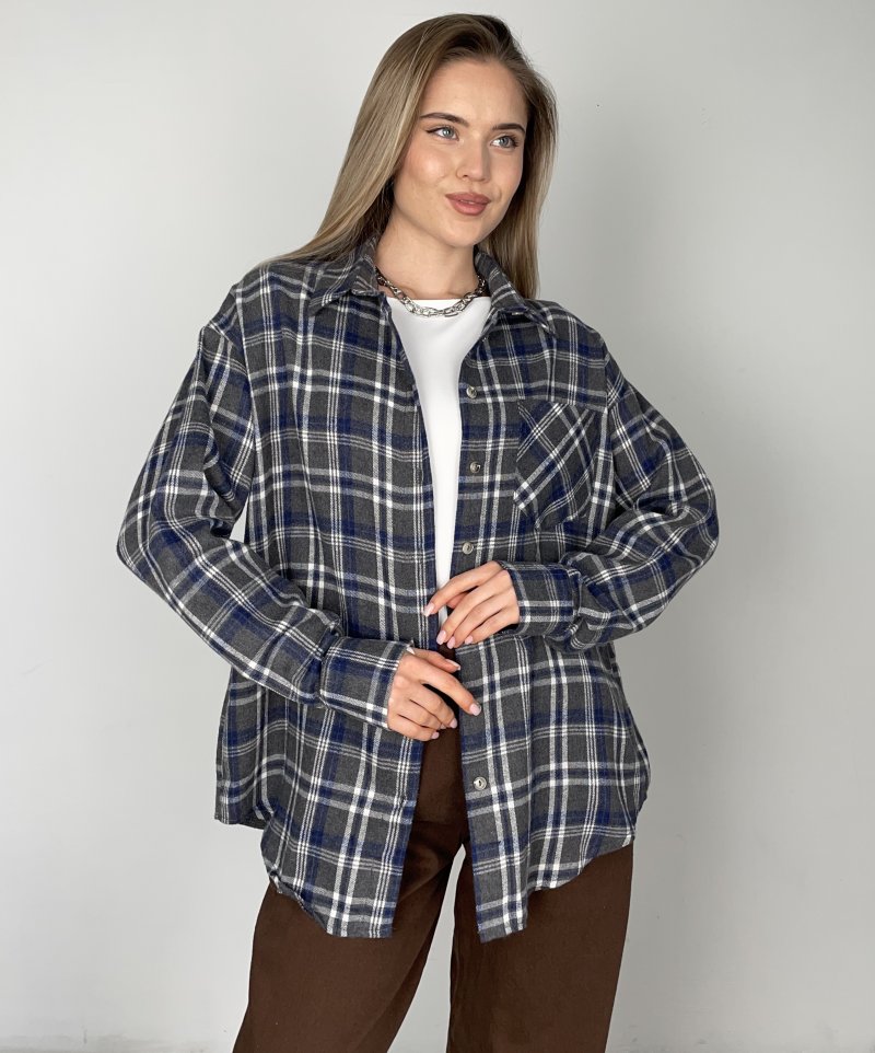 Рубашка SHOPDAANNA в клетку 72459019\1008