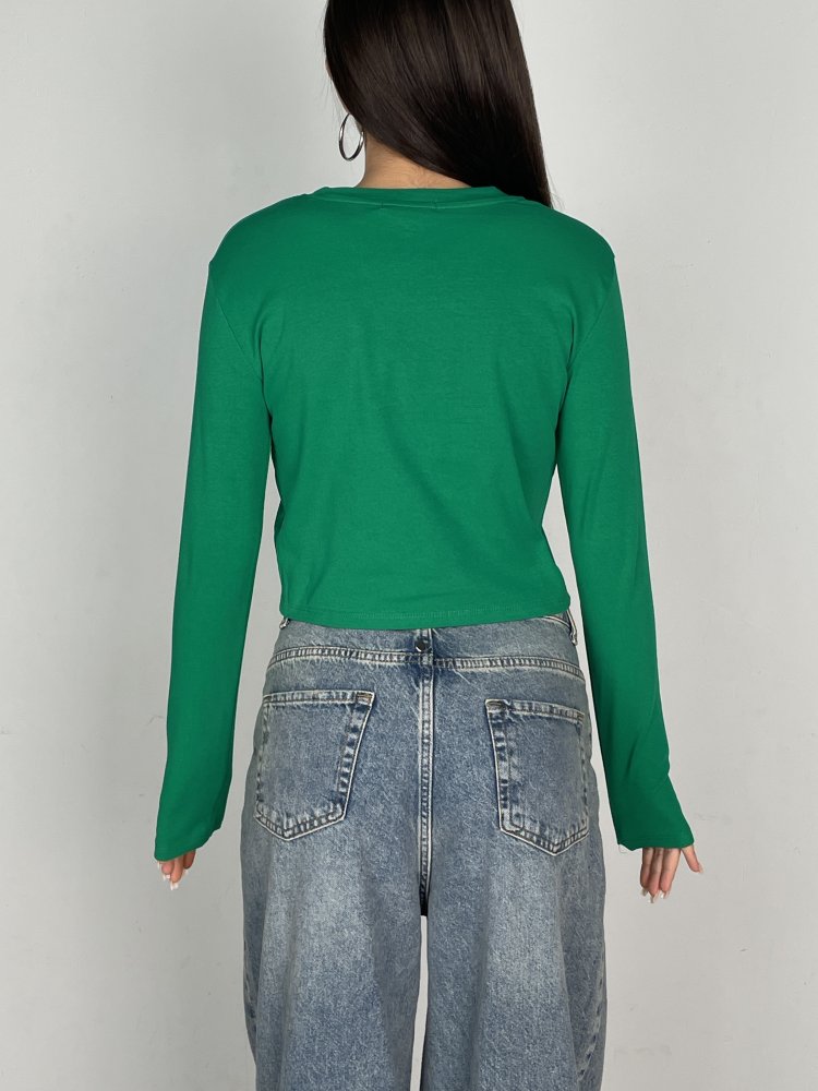 Лонгслив укороченный 72454716\6