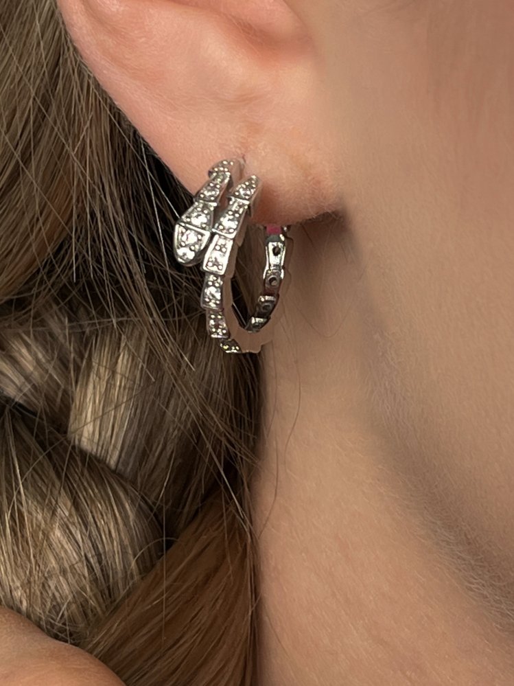 Серьги змейки Exclusive 72459459\448