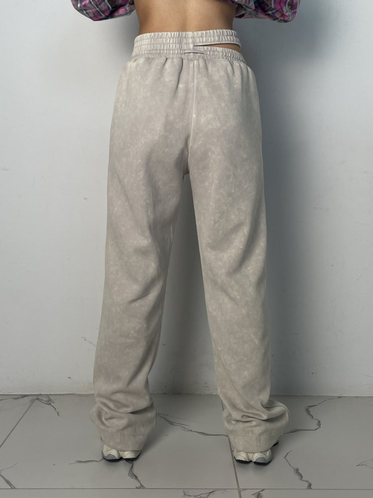 Брюки спортивные прямого кроя, на кулиске 72453523\717