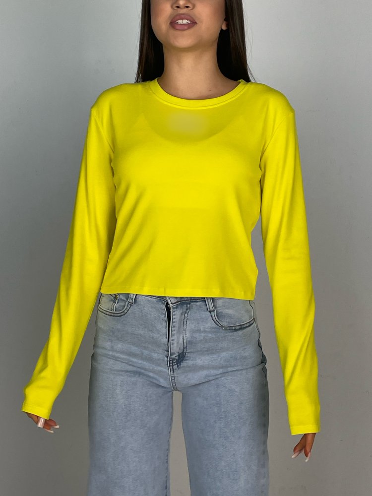 Лонгслив укороченный  72454717\37