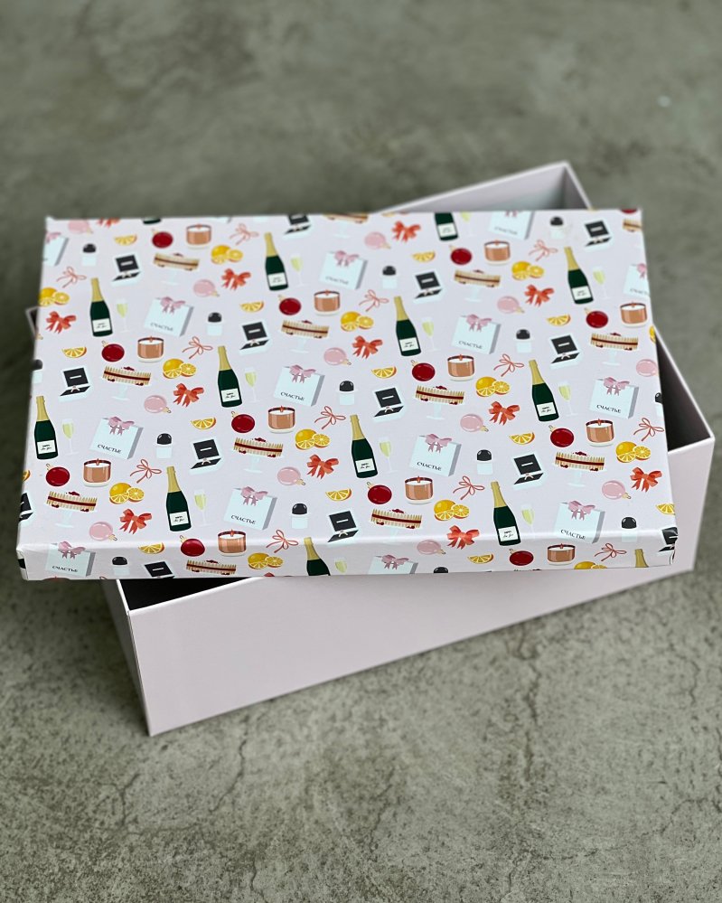 Подарочная коробка «Happy New year» 24 х 15,5 х 9,5 см 72446628\25