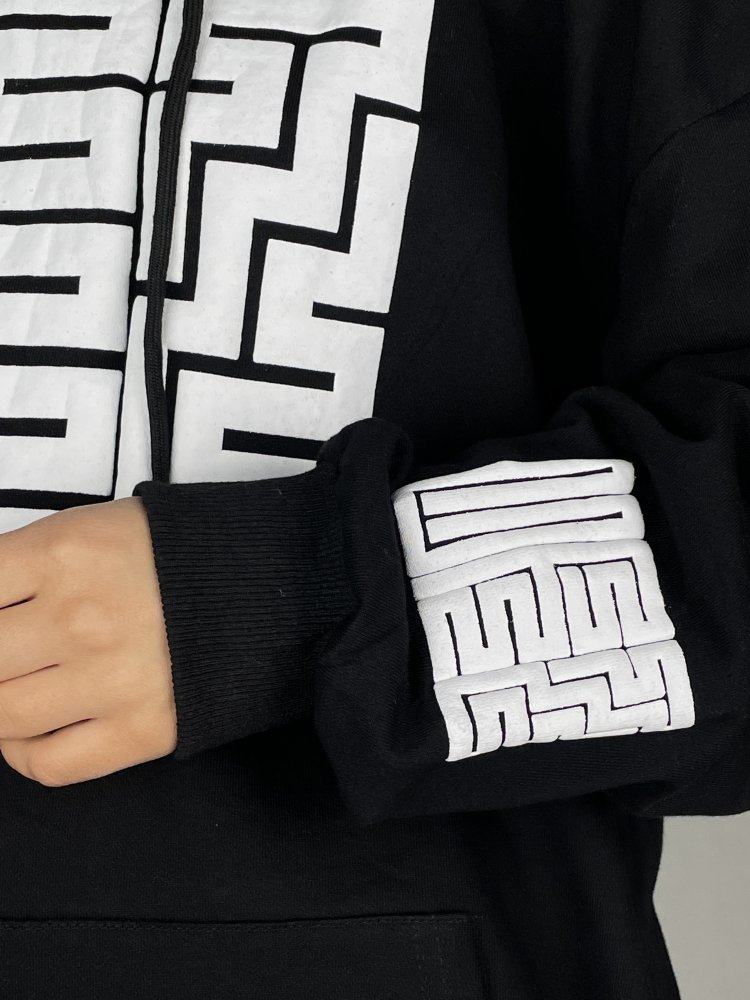 Худи с принтом (футер 2х нитка) 72454481\15