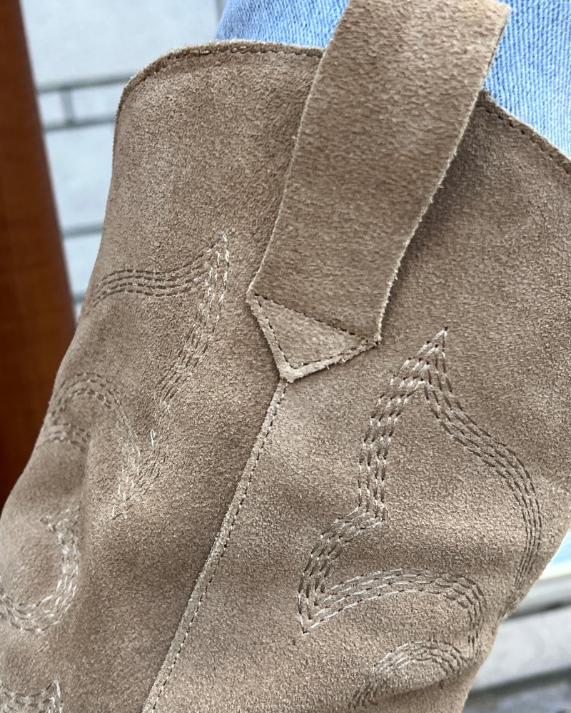 Ботильоны Казаки демисезонные (Натуральная замша) Премиум класс 72446106\19