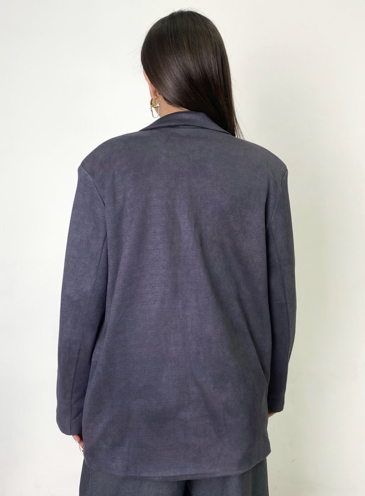 Жакет oversize ТРЕНД (искусственная замша) 72458397\1008