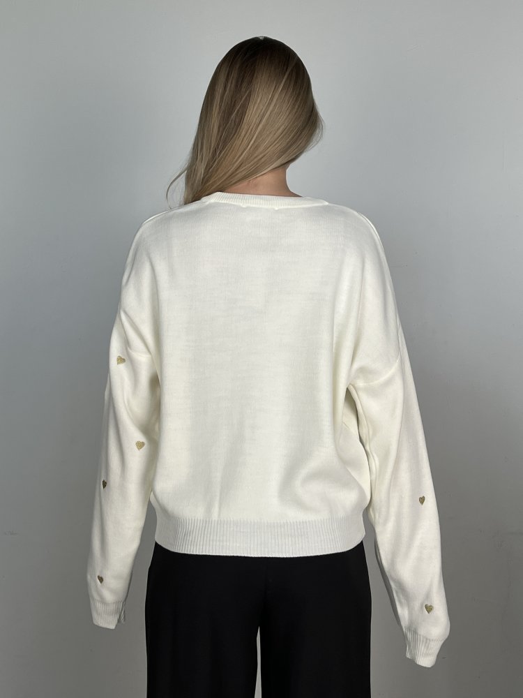 Джемпер с сердечками Турция 72454946\25