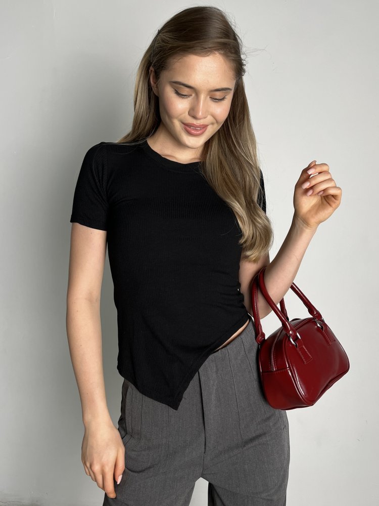 Футболка в рубчик Exclusive 72459208\15