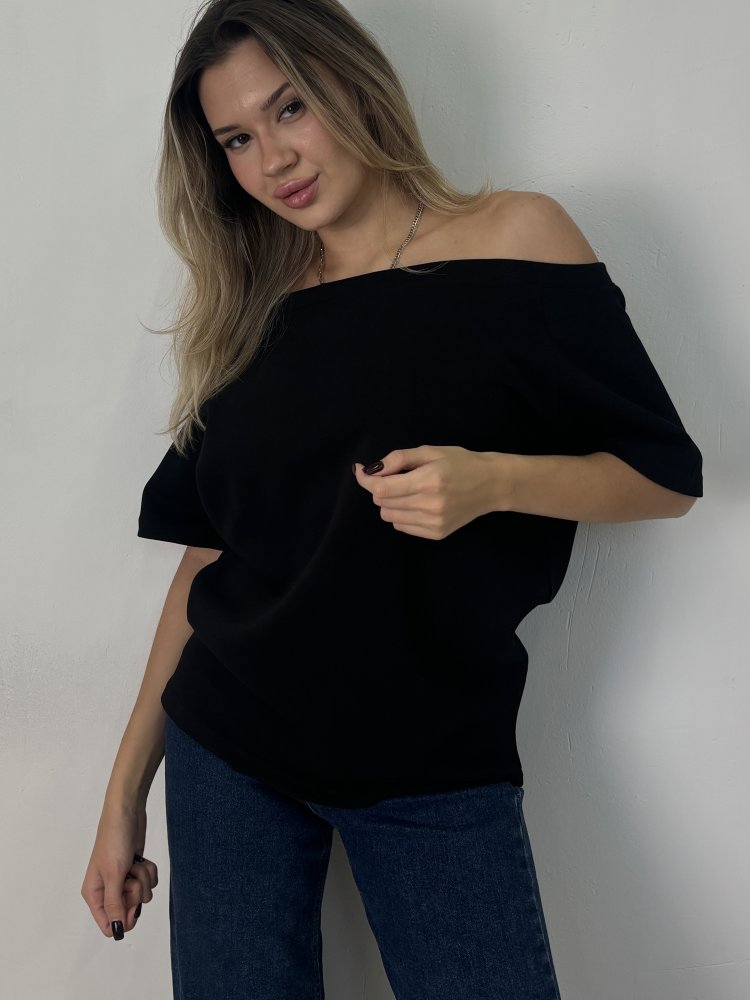 Футболка с открытыми плечами Exclusive К229 72456255\15
