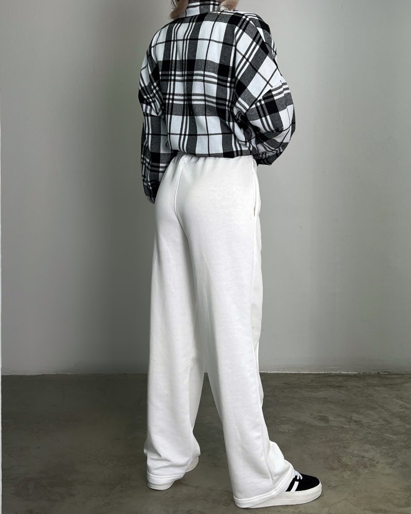 Брюки прямого кроя (футер 2х нитка) 72448451\25