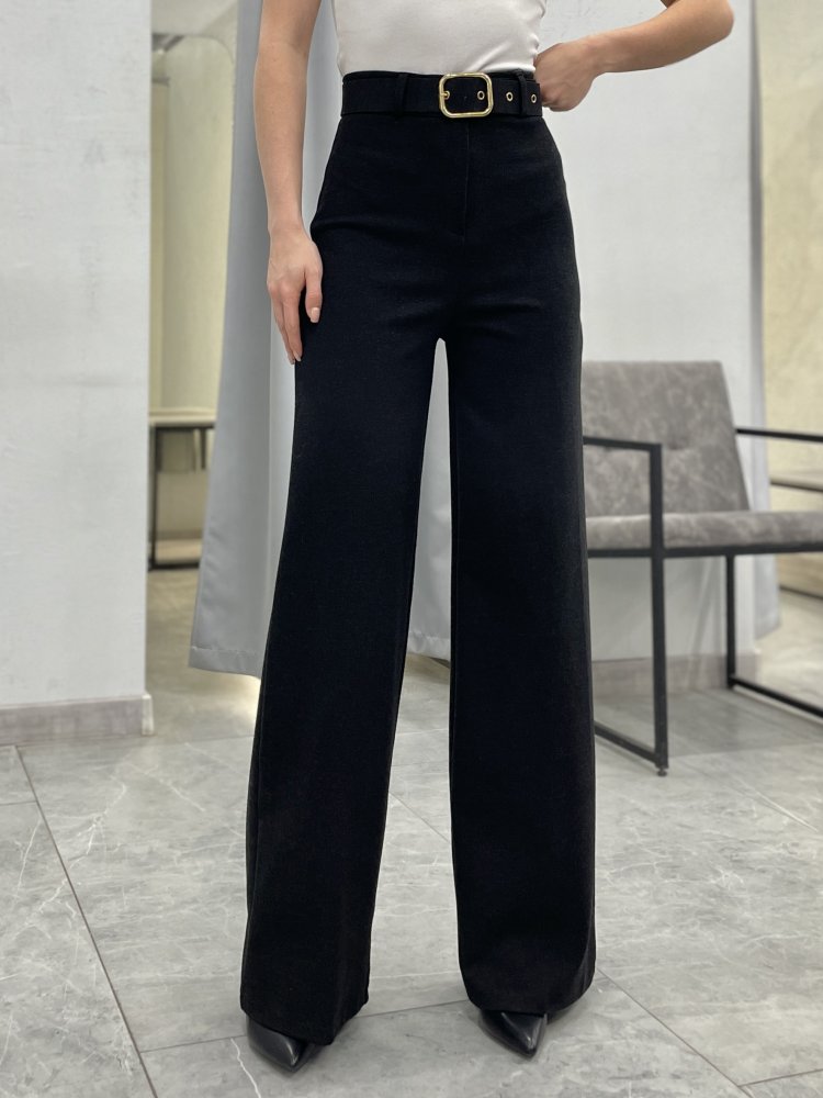 Брюки прямого кроя с начесом 72460869\15