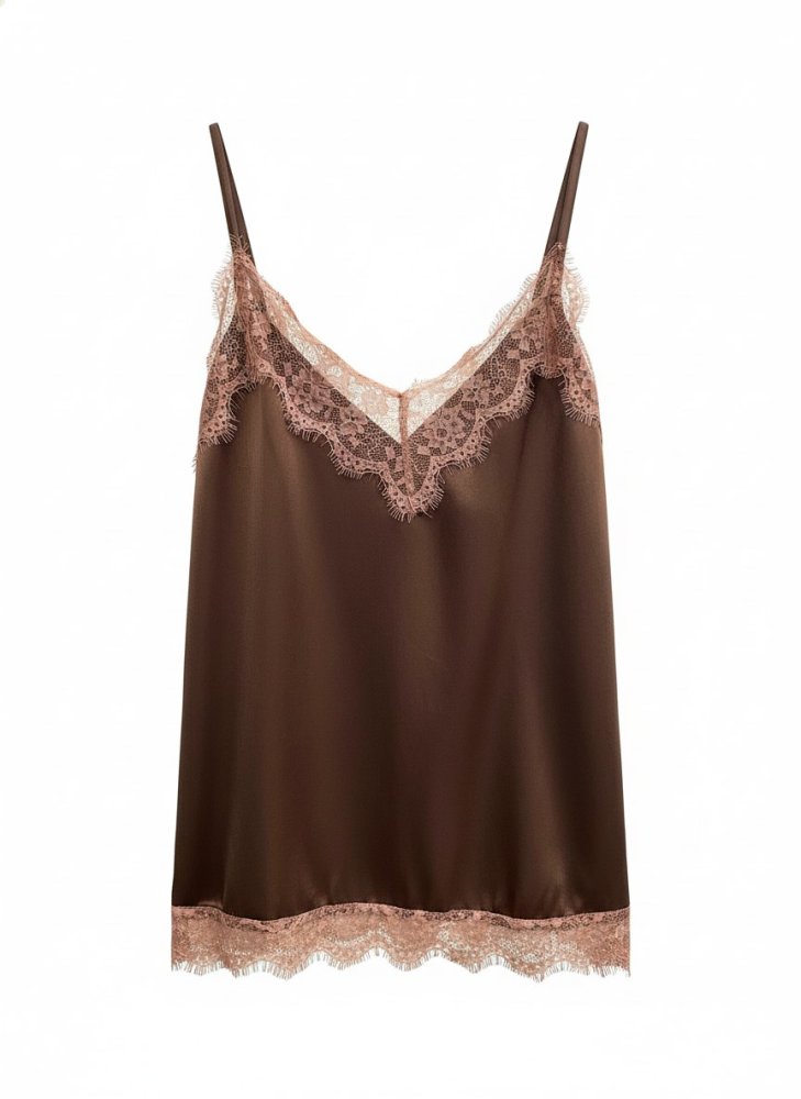 Топ с кружевом 72461285\1013