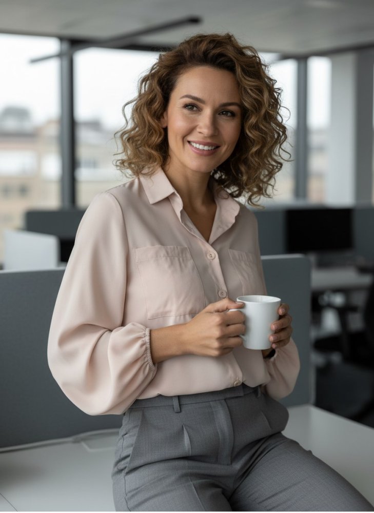 Рубашка с накладными карманами 72454961\22