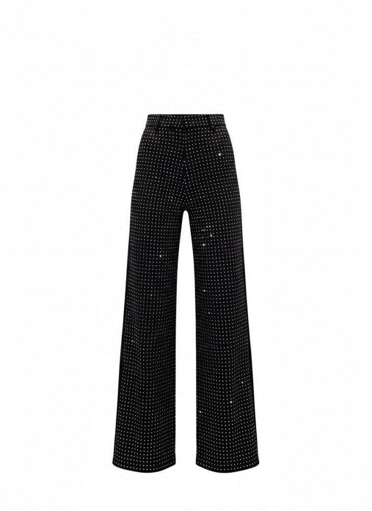 Джинсы прямого кроя со стразами Турция 72461266\1008