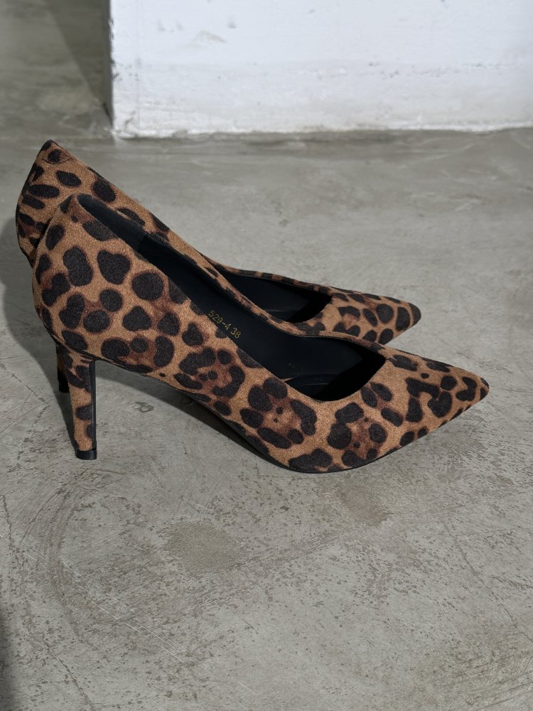 Туфли лодочки с леопардовым принтом, на шпильке 72451220\41