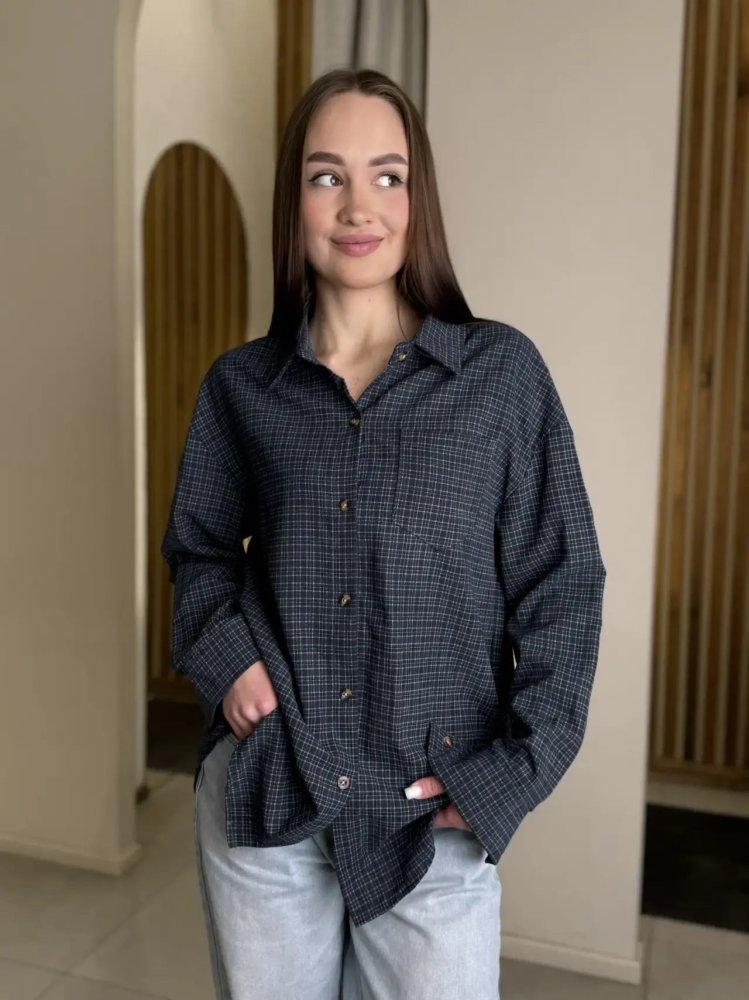 Рубашка в клетку 72461916\1008