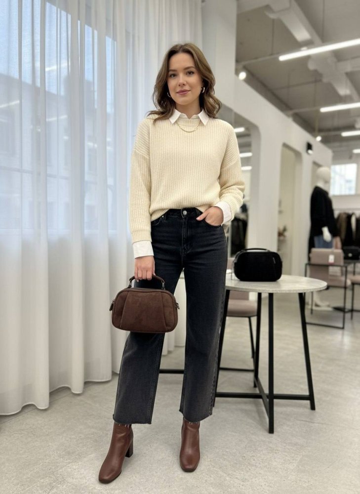 Сумка кросс-боди (замша) 72460850\1013