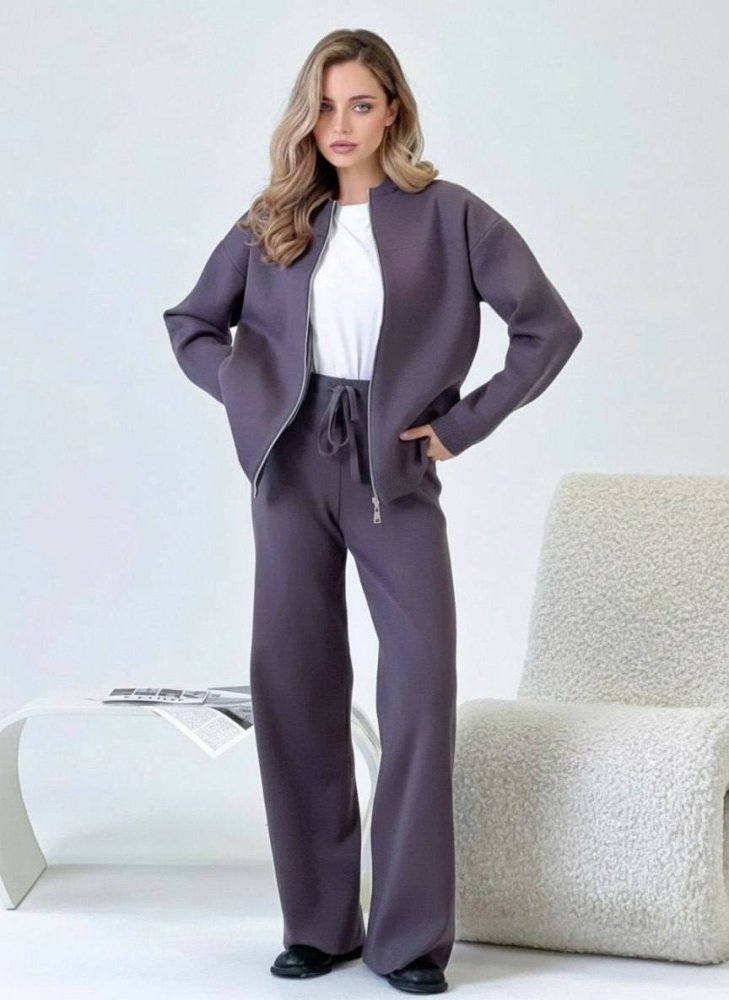 Костюм трикотажный с брюками прямого кроя 72461058\1008