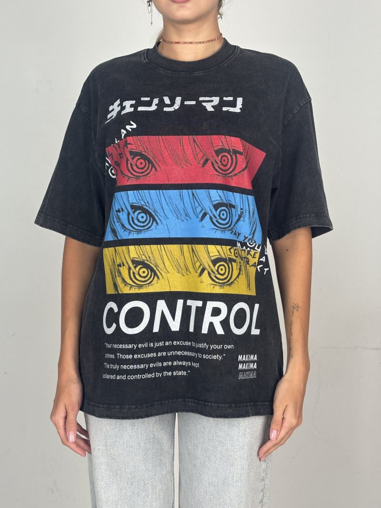 Футболка винтажная с принтом аниме Exclusive 72455004\1008