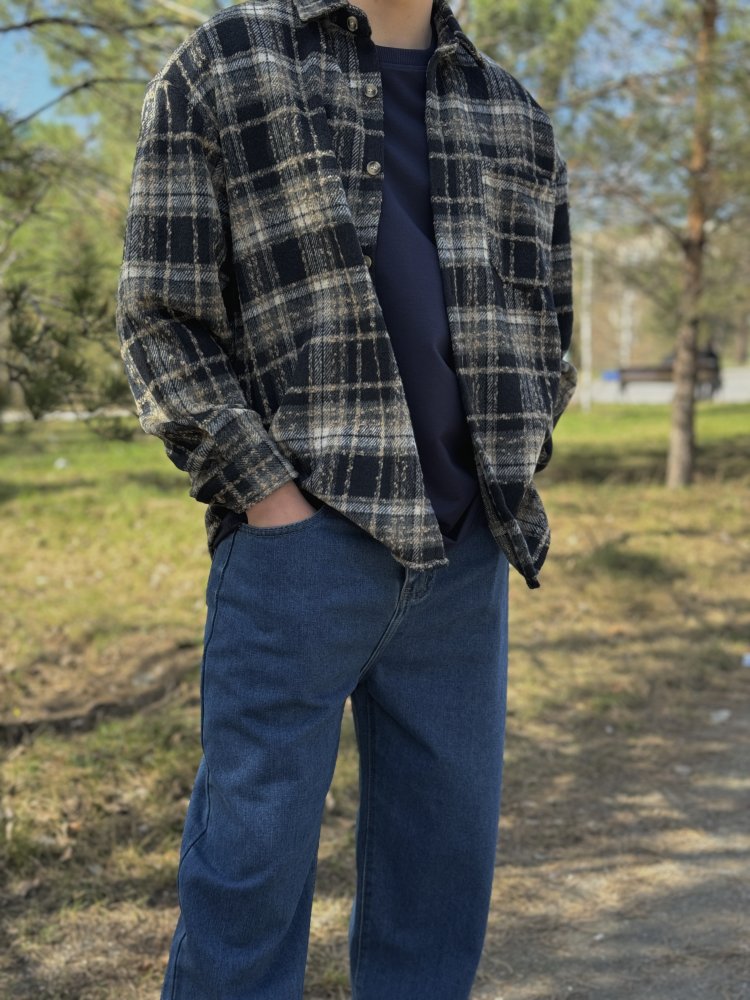 Рубашка в клетку Exclusive 72459360\98