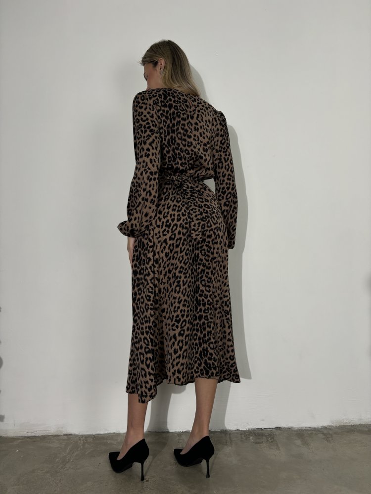 Платье с леопардовым принтом SHOPDAANNA 72458370\19