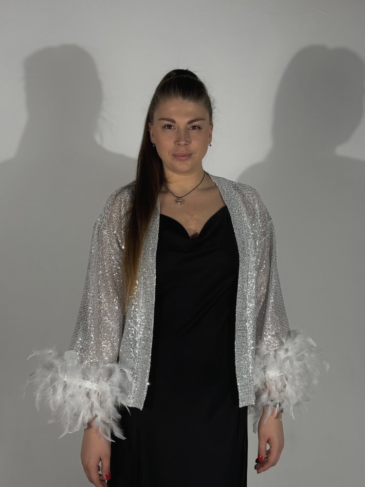 Кардиган с пайетками 01 72459948\25