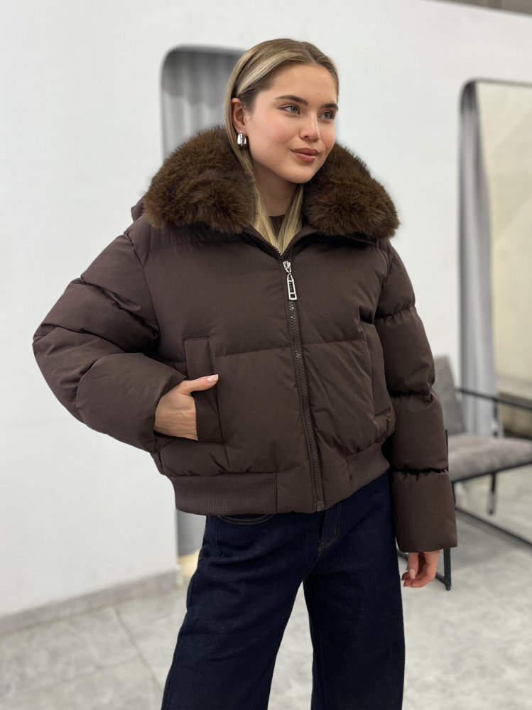 Куртка с капюшоном (зима) 72460877\1013