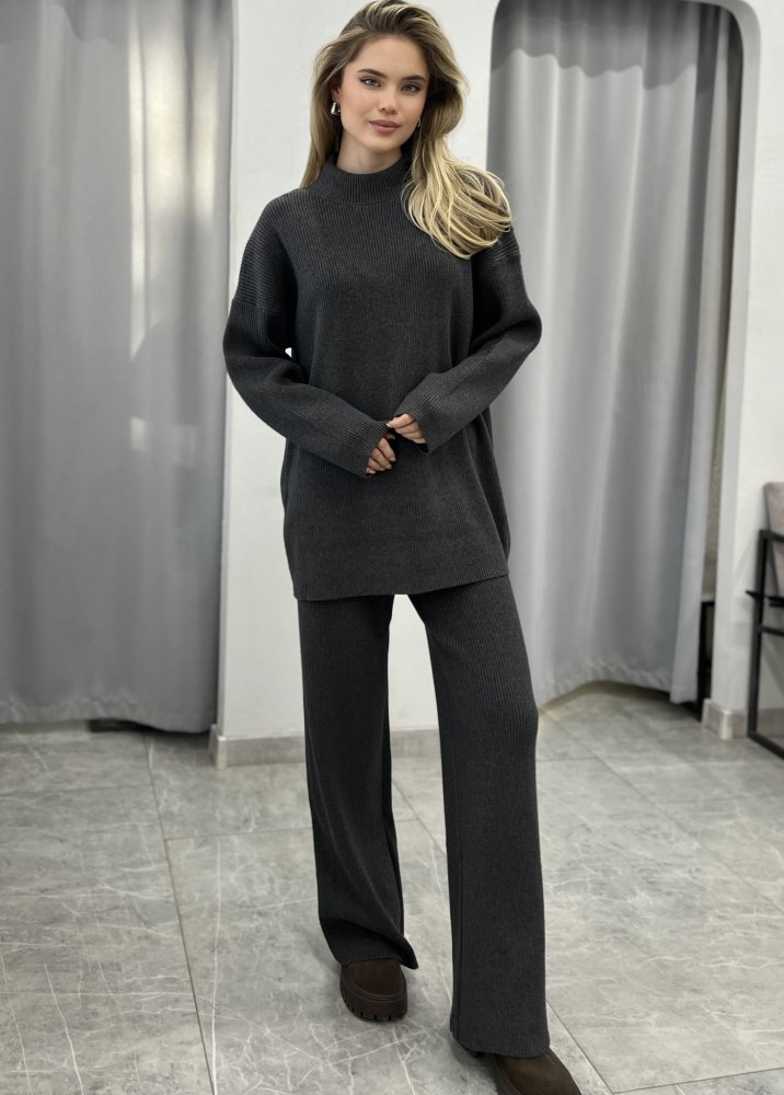 Костюм трикотажный с брюками прямого кроя 72460932\1008
