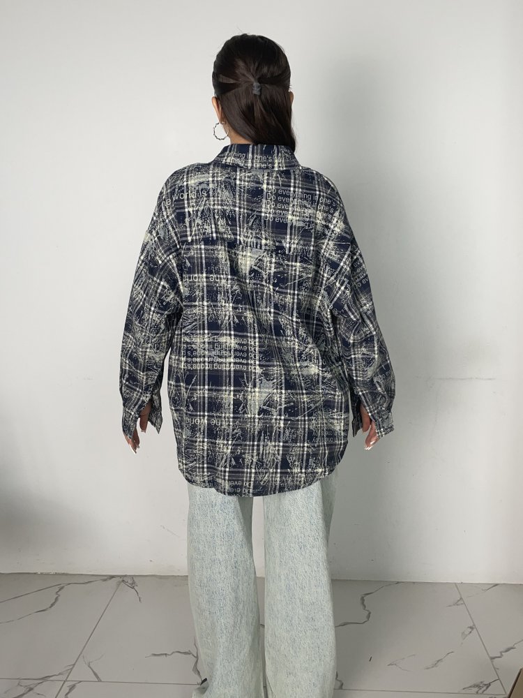 Рубашка в клетку 72454406\13