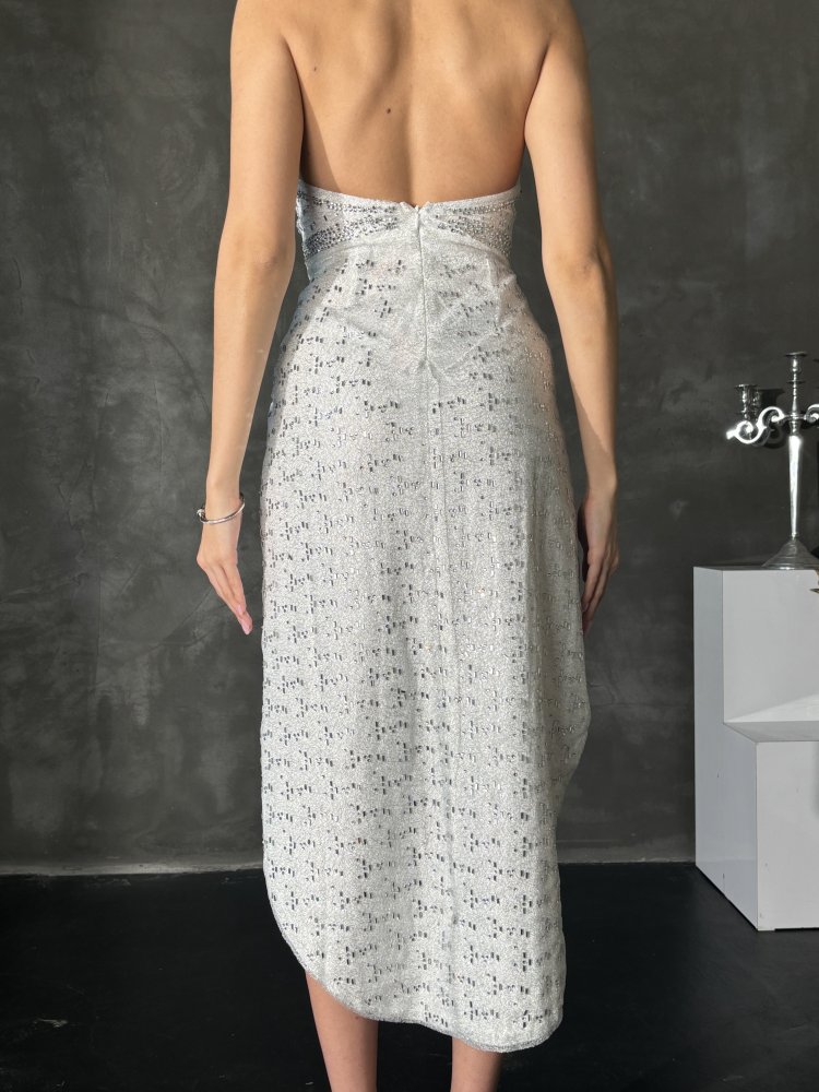 Платье-бюстье со стразами Exclusive 72452606\25