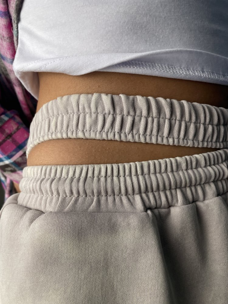 Брюки спортивные прямого кроя, на кулиске 72453523\717