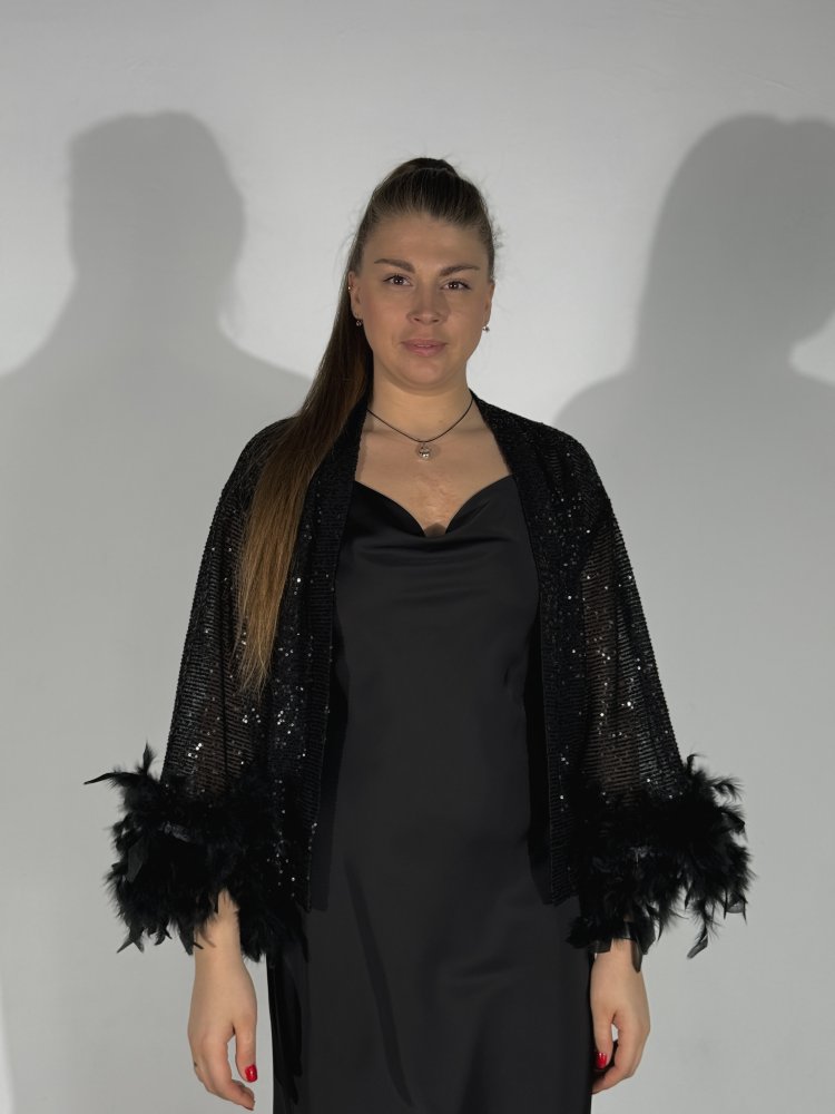 Кардиган с пайетками 01 72459948\15