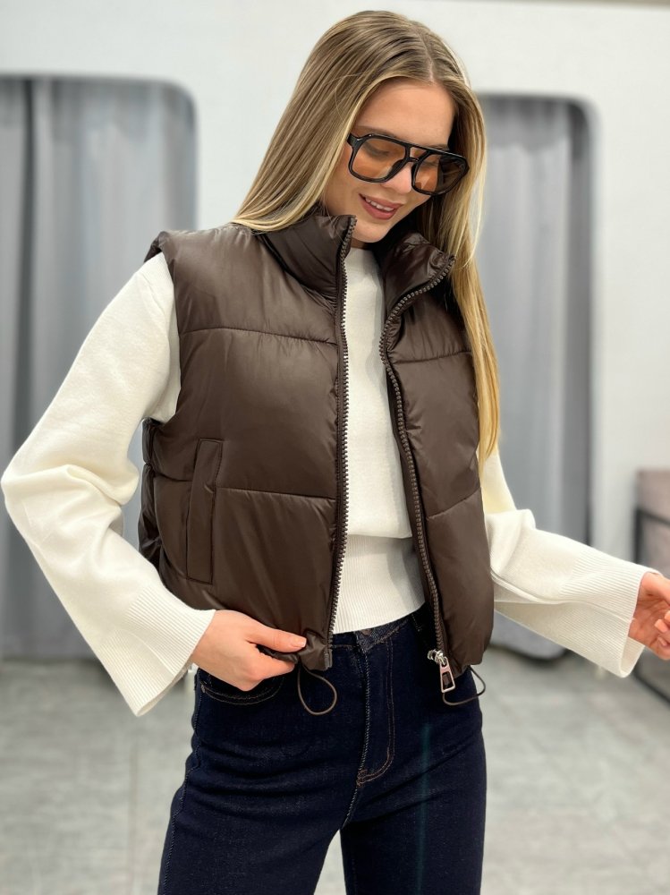 Жилет укороченный 72462060\1013