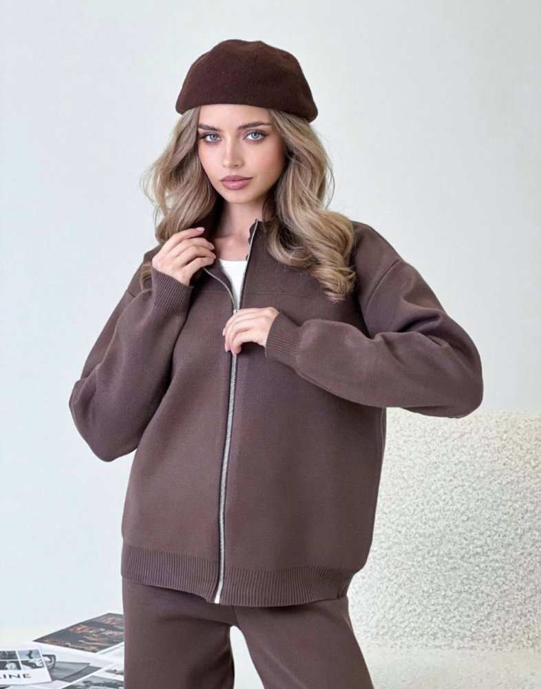 Костюм трикотажный с брюками прямого кроя 72461058\41