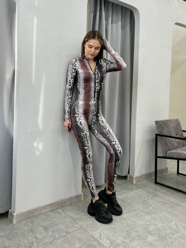 Комбинезон с принтом под рептилию 72462405\41
