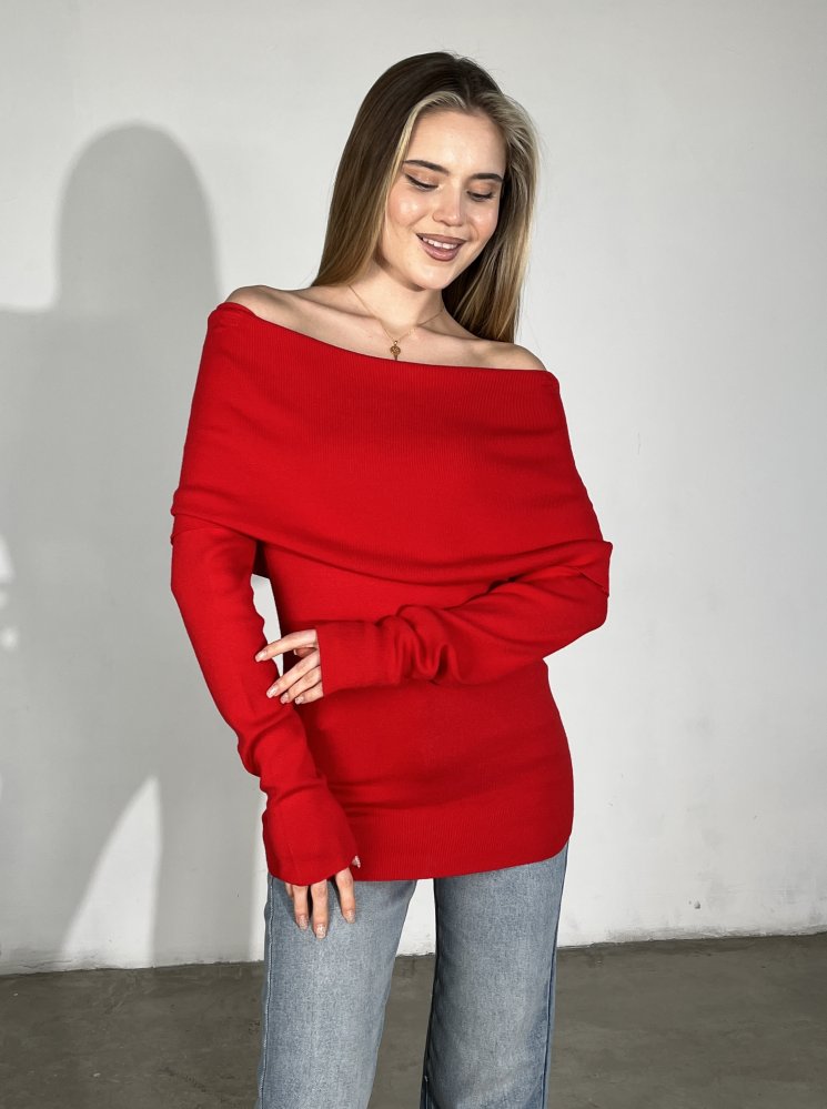 Лонгслив с открытыми плечами Exclusive 72459857\17