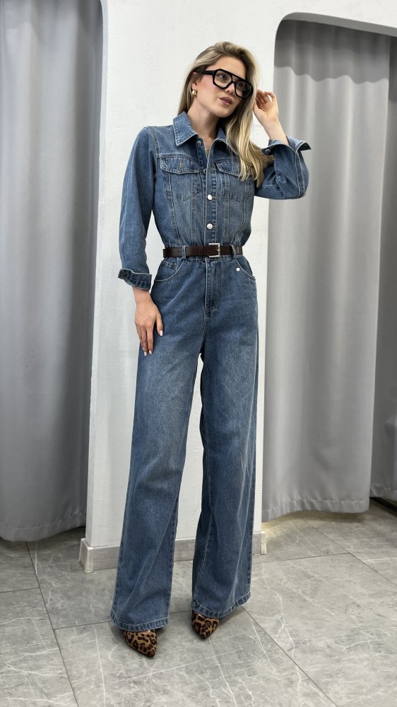 Комбинезон джинсовый 72460373\63