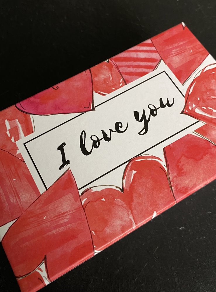 Подарочная коробка "I love you" 15 х 9.5 х 5.5 см 72451522\58