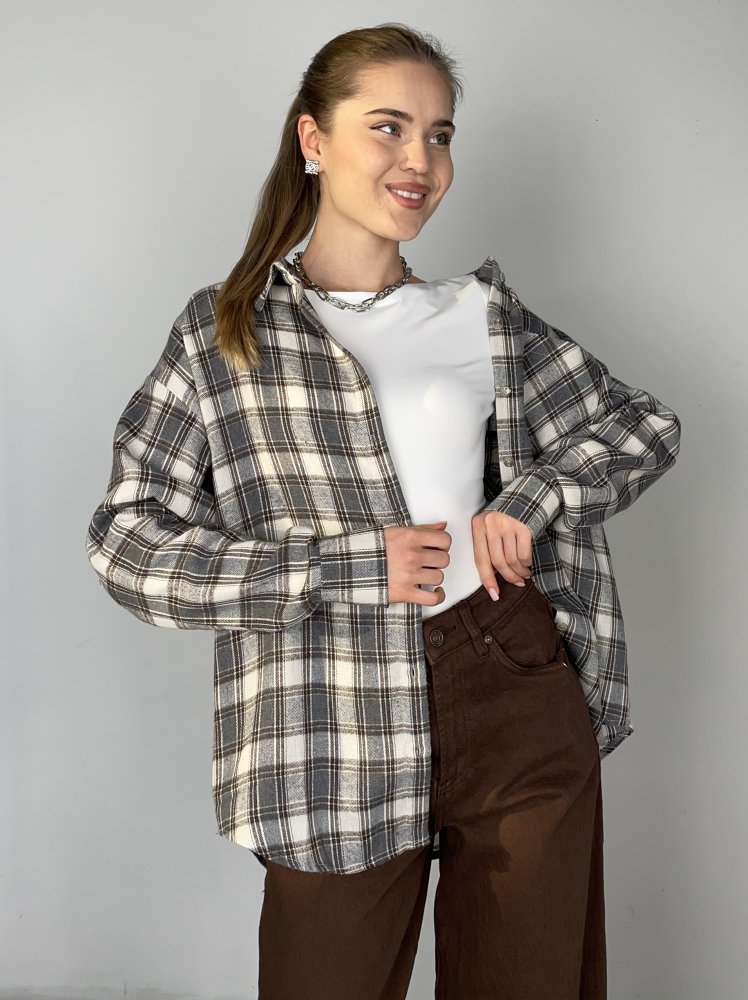Рубашка SHOPDAANNA в клетку 72459022\67